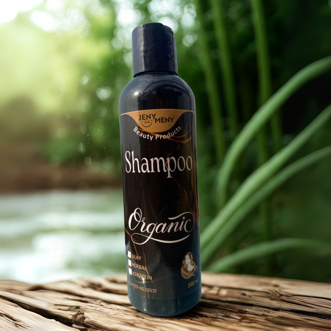 Organic Shampoo 200ml Pure, Herbal, Silky Hair Care