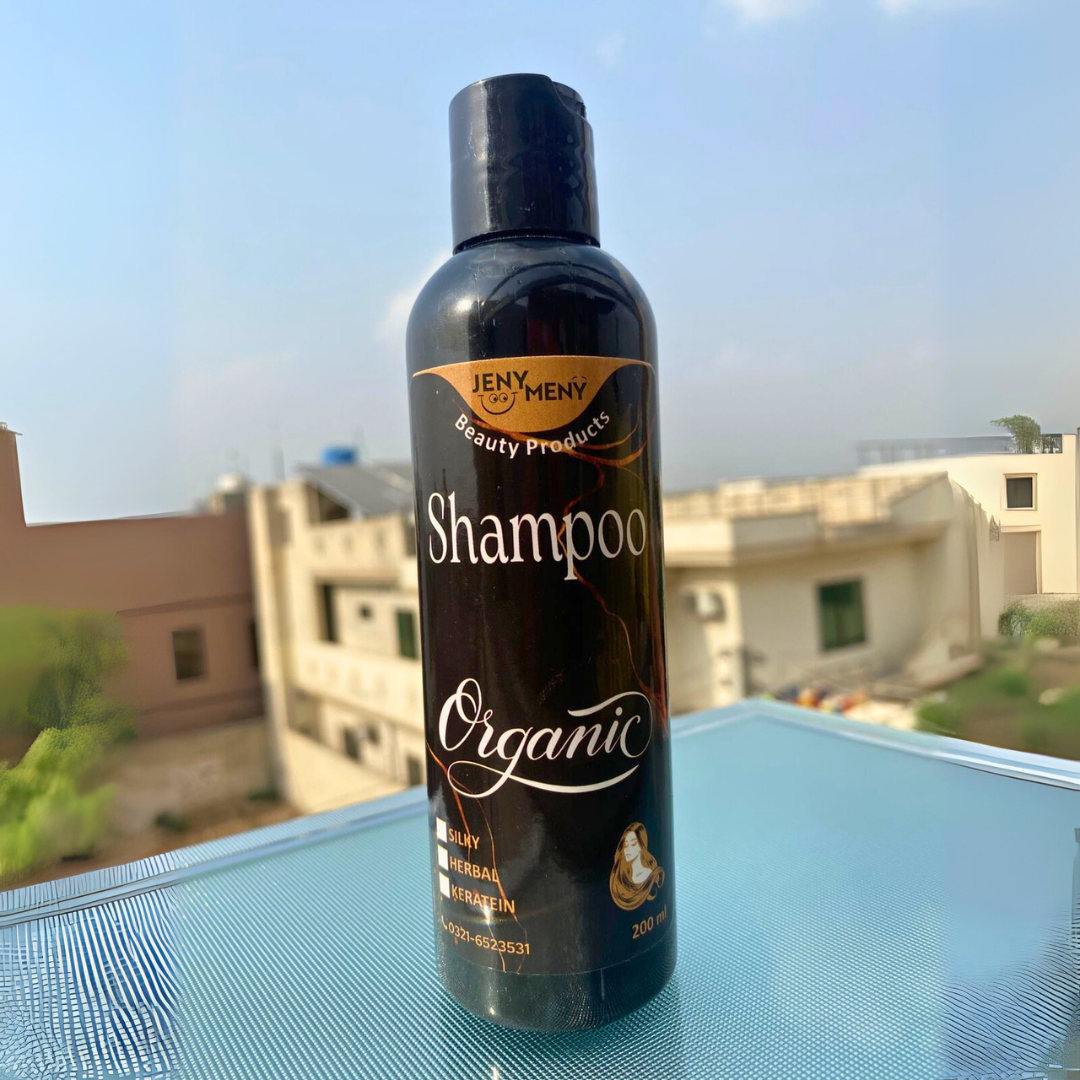 Organic Shampoo 200ml Pure, Herbal, Silky Hair Care