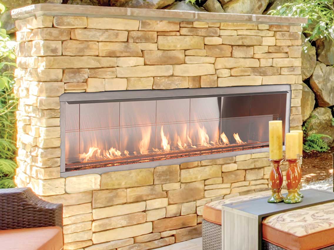 Superior Fireplace VRE4600 Series Vent-Free Gas Fireplace | Contemporary | Front-View