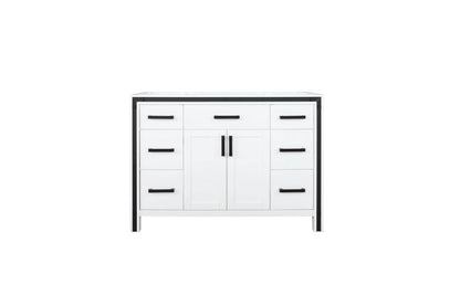 Lexora Ziva 48" White Vanity Cabinet Only LZV352248SA00000