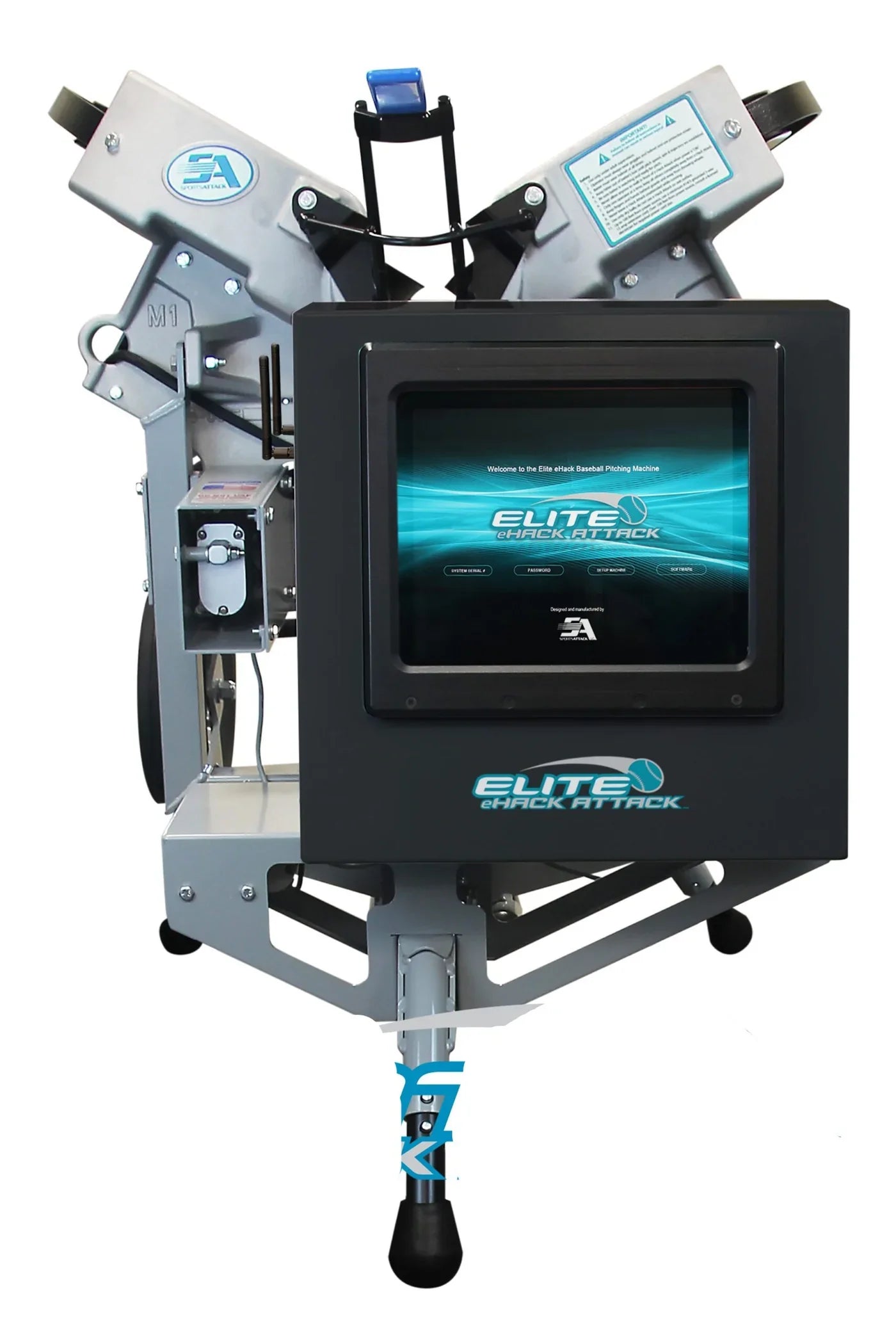 Sports Attack Elite eHack Attack Baseball Pitching Machine, 90V - 107-1100